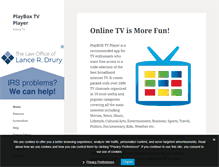 Tablet Screenshot of playbox-tv-player.com